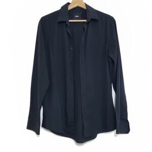 Asos | Classic Lightweight Black Button Up Shirt Long Sleeve